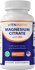 Vitamatic Magnesium Citrate Capsules Provides of Elemental Magnesium in Pakistan