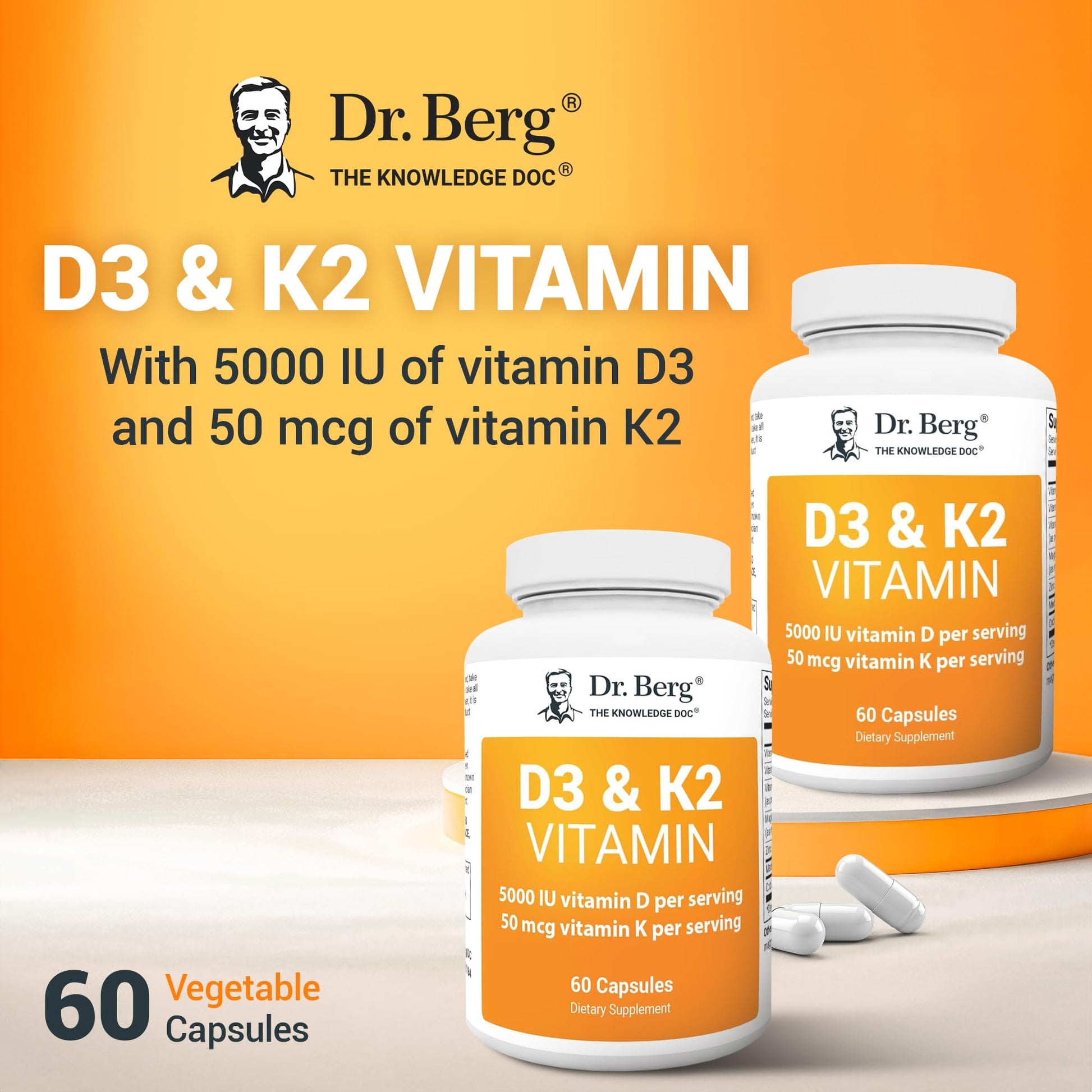 Dr Berg D3 K2 Vitamin in Pakistan USA Imported