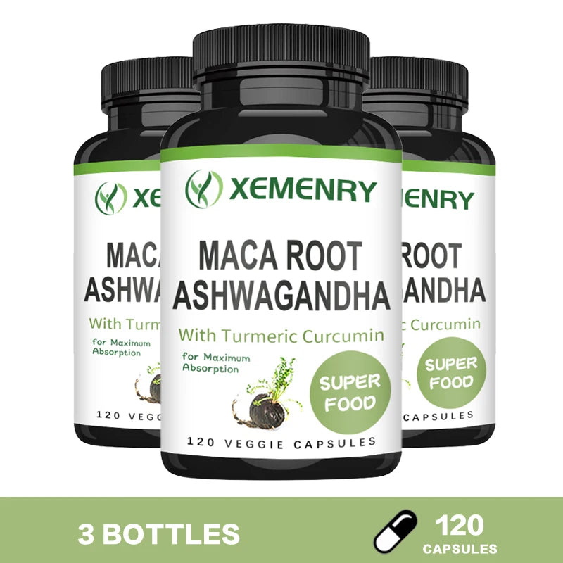 Maca Root Ashwagandha Supplement in Pakistan - Improve Mood, Relieve Stress, Enhance Energy and Endurance