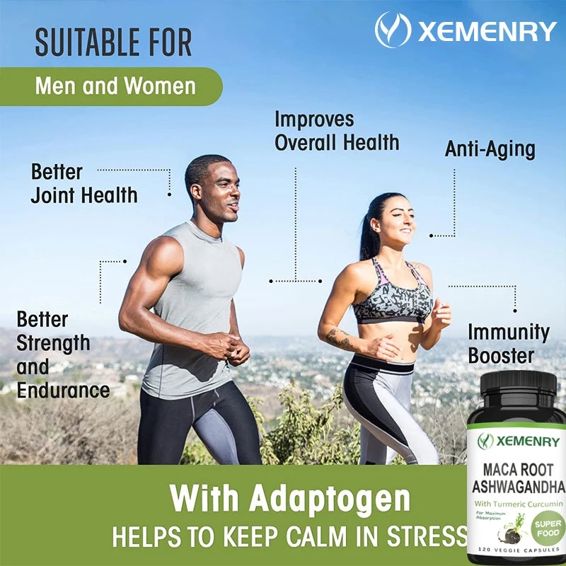 Maca Root Ashwagandha Supplement in Pakistan - Improve Mood, Relieve Stress, Enhance Energy and Endurance
