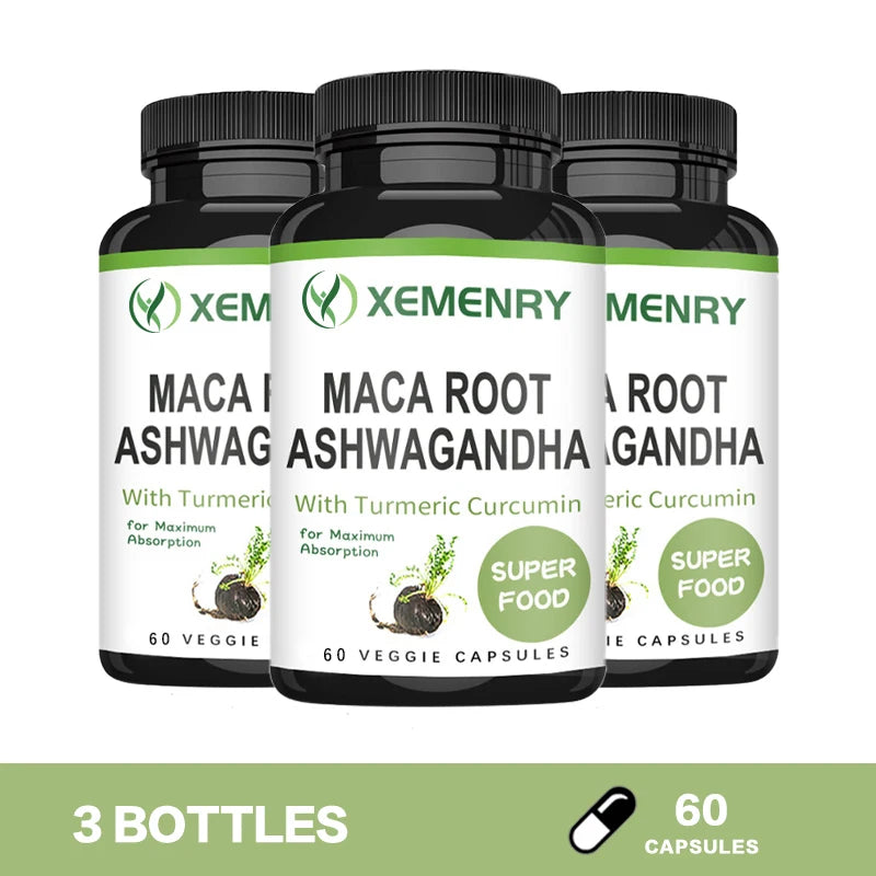Maca Root Ashwagandha Supplement in Pakistan - Improve Mood, Relieve Stress, Enhance Energy and Endurance